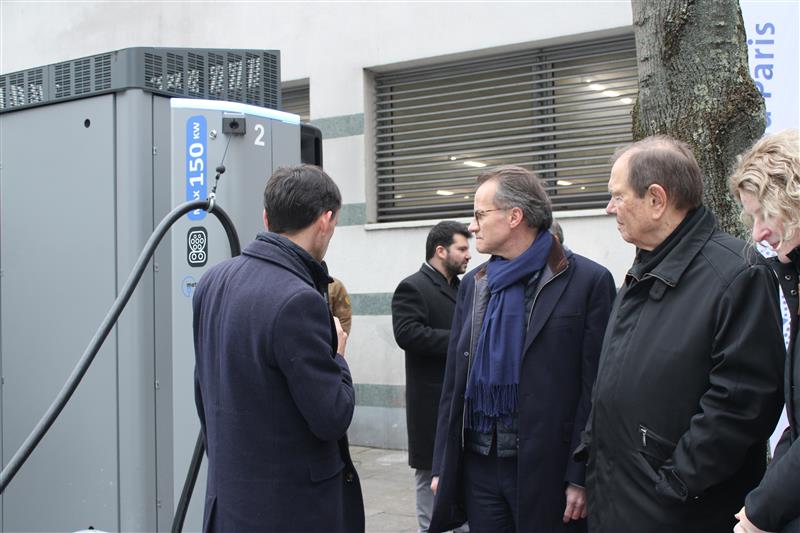 Inauguration borne Express Métropolis Charenton-le-Pont