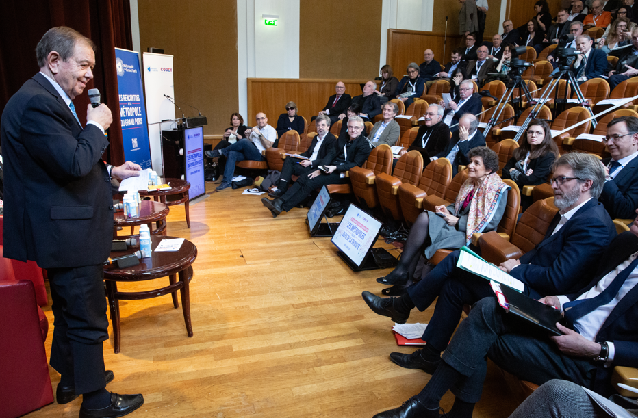Patrick Ollier lors de la première édition des Rencontres de la Métropole du Grand Paris