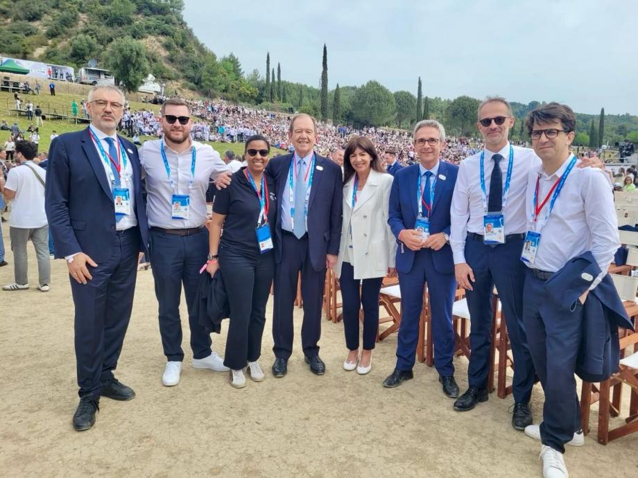 Cérémonie d'allumage de la Flamme Olympique