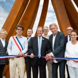 Inauguration oeuvre Bernar Venet